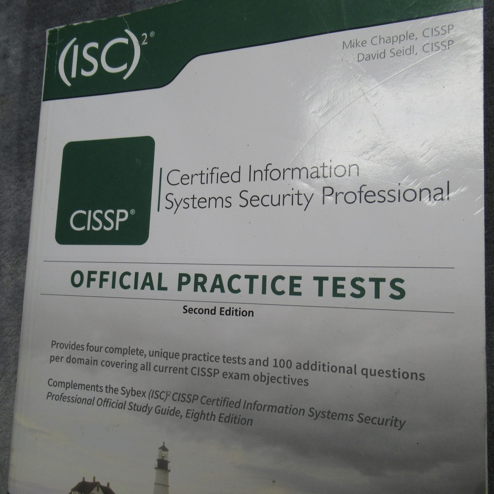2 Books‎ ISC CISSP Certification Exam Study Guide Official Practice Tests - Picture 10 of 16